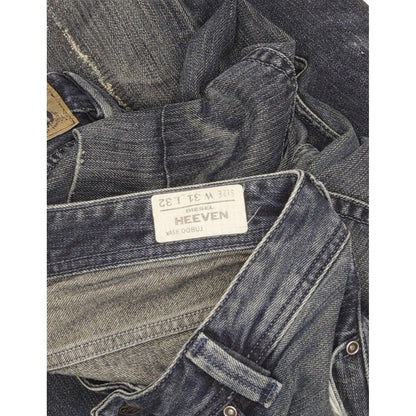 Diesel Heeven Men Blue Straight Slim Jeans W31 L32