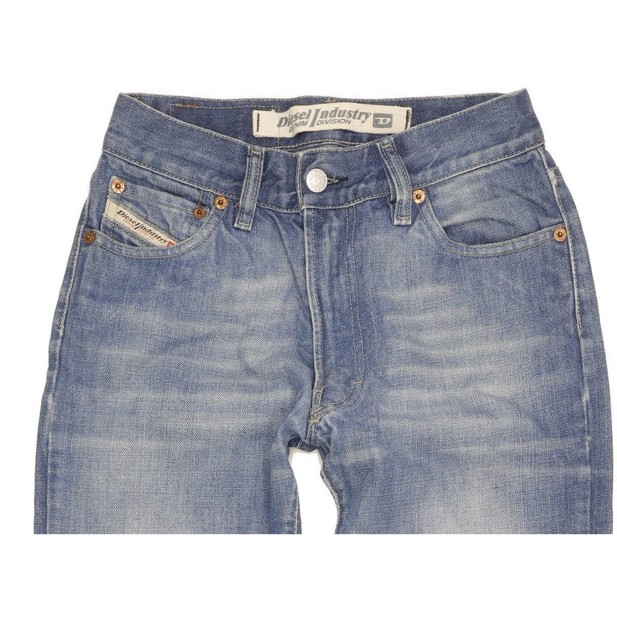 Diesel Fanker Men Blue Bootcut Slim Jeans W26 L31