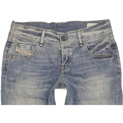Diesel Klune Women Blue Tapered Regular Jeans W29 L30