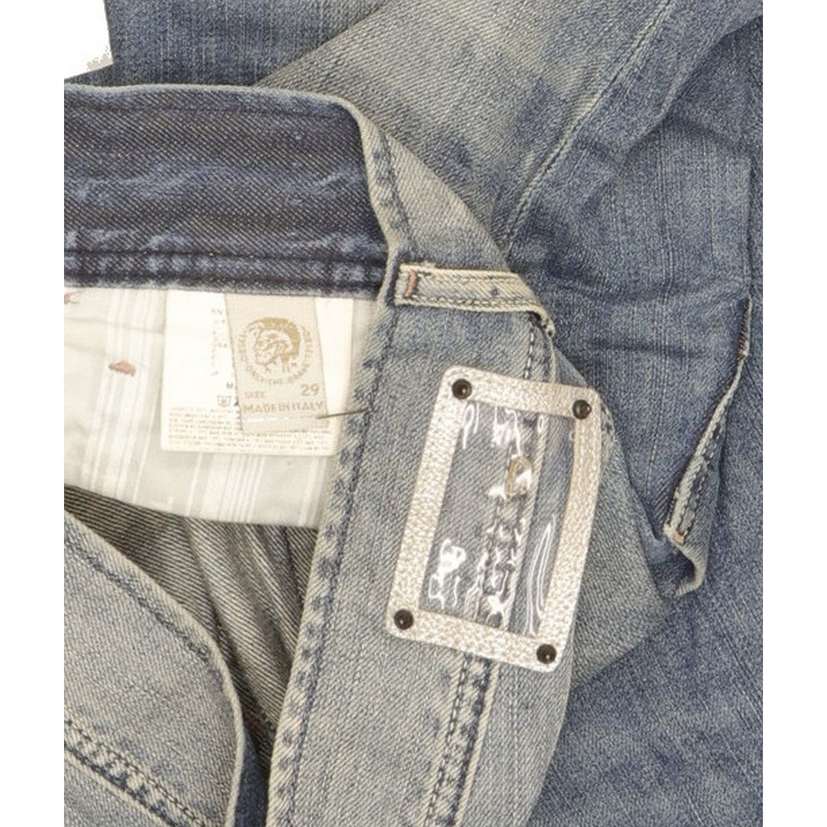 Diesel Klune Women Blue Tapered Regular Jeans W29 L30