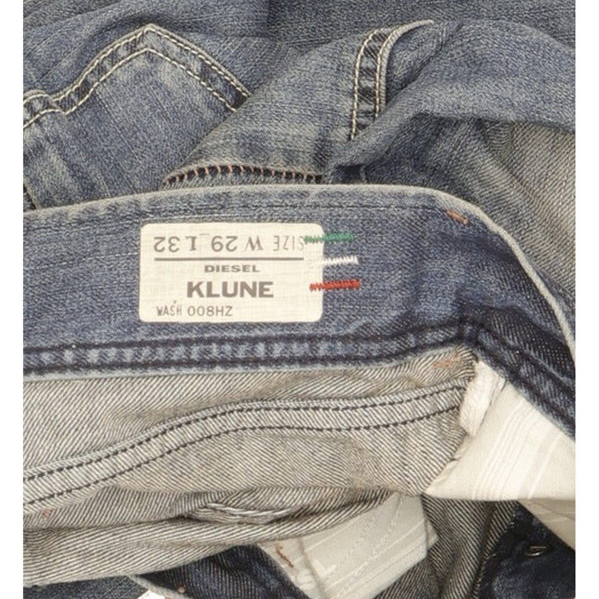Diesel Klune Women Blue Tapered Regular Jeans W29 L30