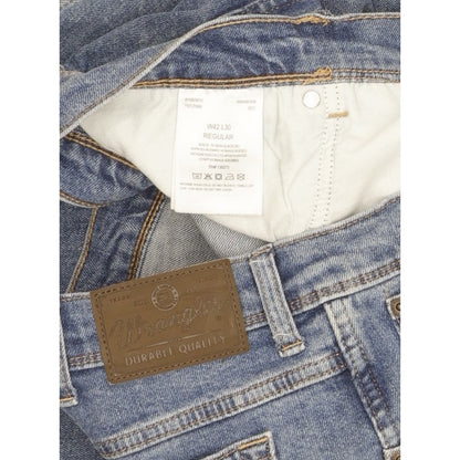 Wrangler Durale Quality Men Blue Straight Regular Stretch Jeans W42 L29
