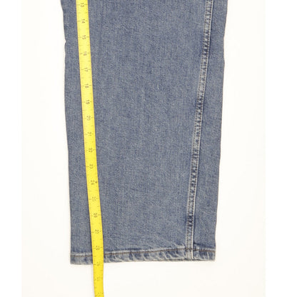 Wrangler Durale Quality Men Blue Straight Regular Stretch Jeans W42 L29