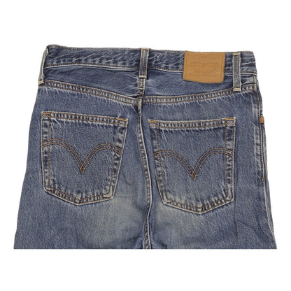 Levi's Ribcage Blue Straight Slim Stretch Jeans High Waisted W26 L29