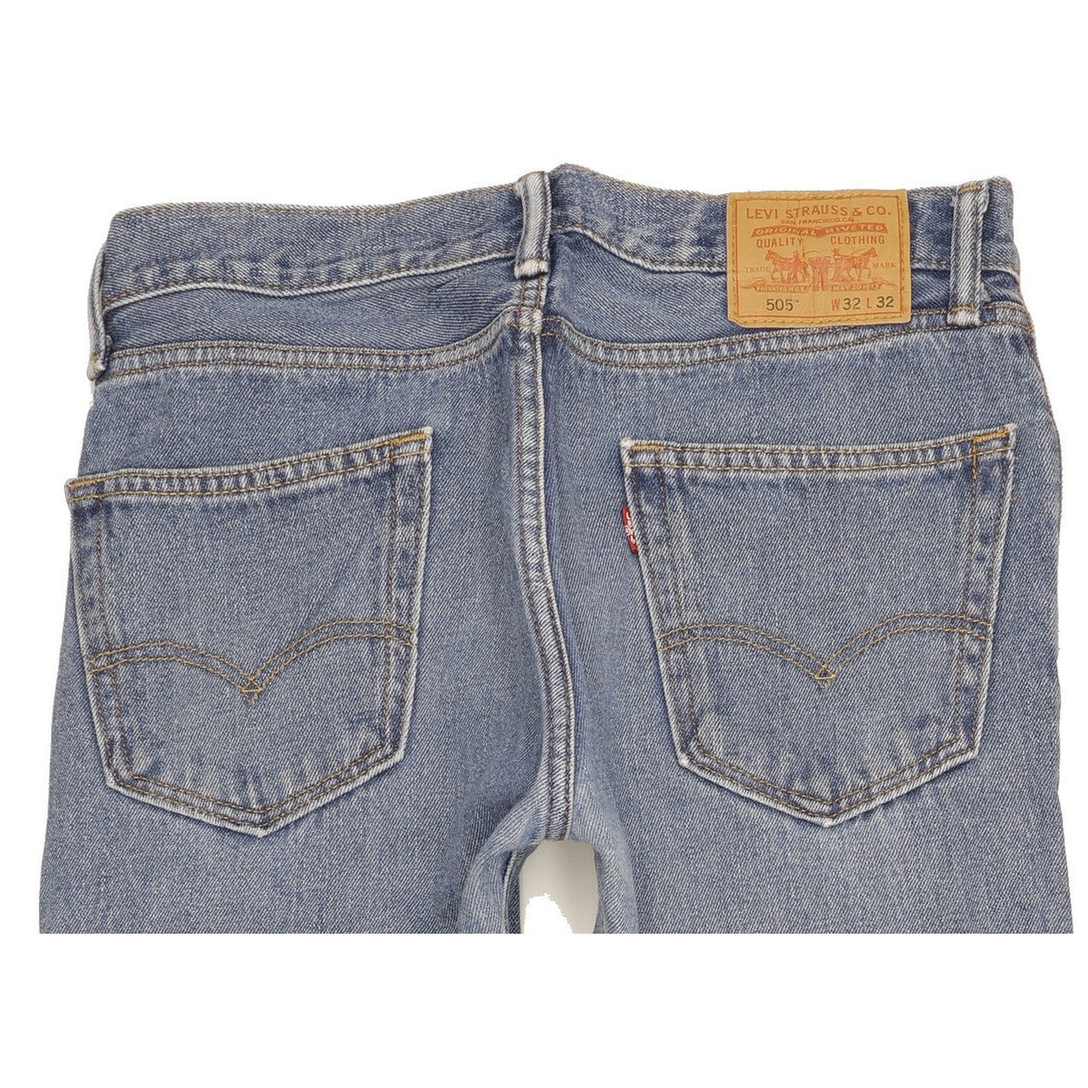 Levi's 505 Men Blue Straight Regular Jeans W32 L32