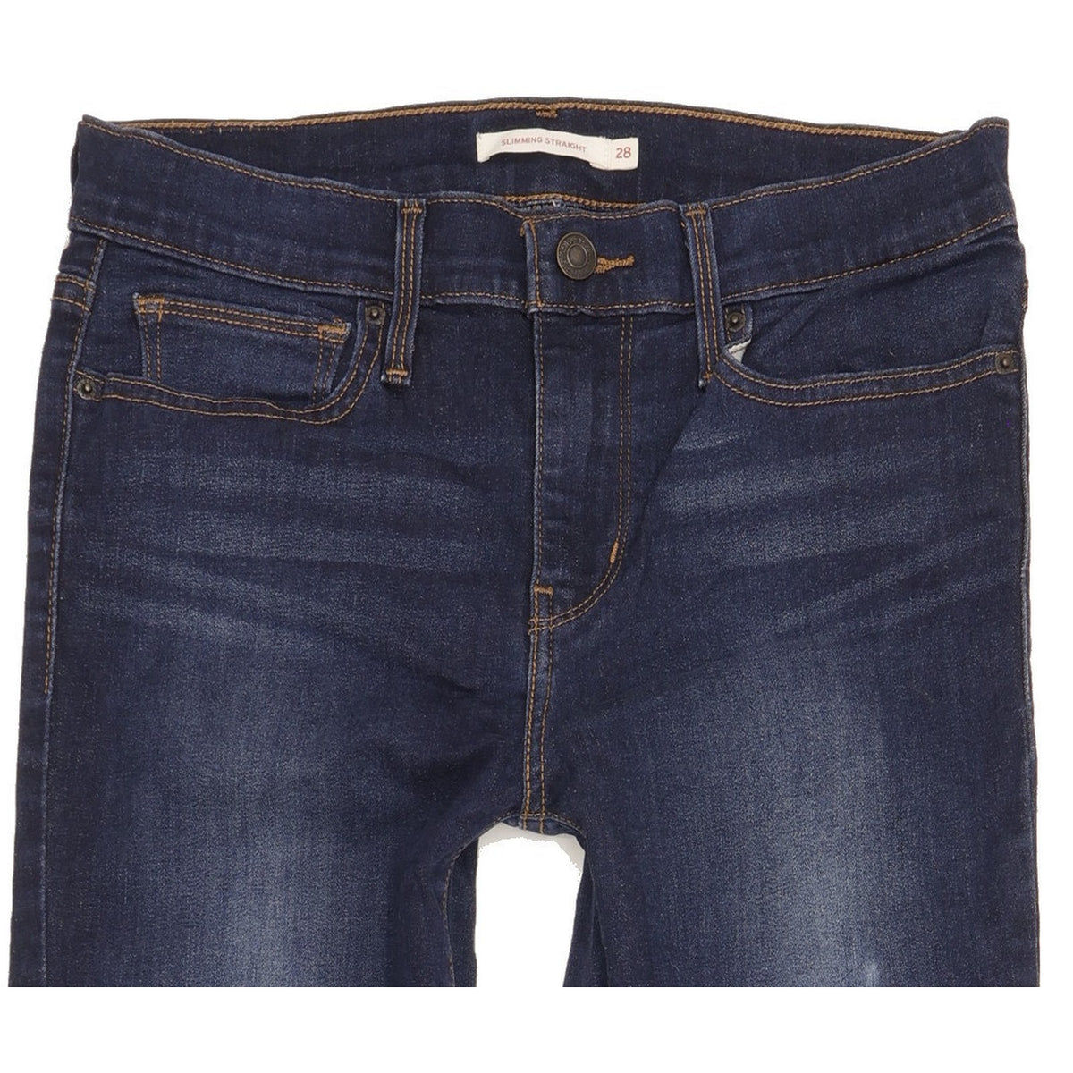 Levi's Slimming Women Blue Straight Slim Jeans W28 L33