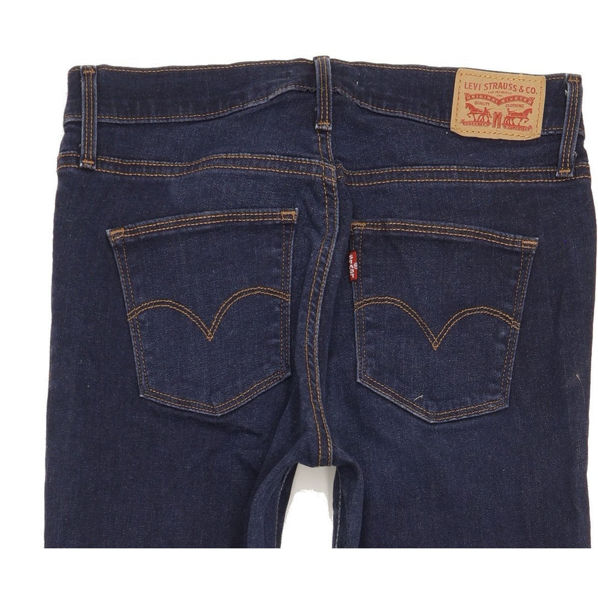 Levi's Slimming Women Blue Straight Slim Jeans W28 L33