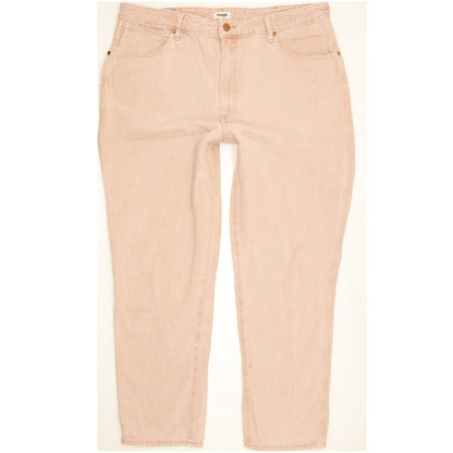 Wrangler Pink Straight Relaxed Mom Jeans High Waisted W36 L29