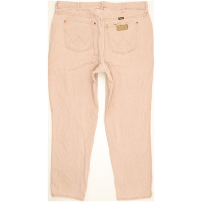Wrangler Pink Straight Relaxed Mom Jeans High Waisted W36 L29