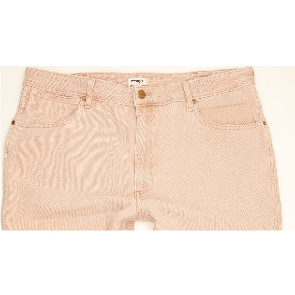 Wrangler Pink Straight Relaxed Mom Jeans High Waisted W36 L29