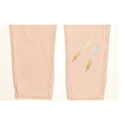 Wrangler Pink Straight Relaxed Mom Jeans High Waisted W36 L29