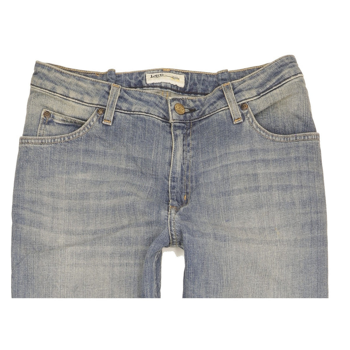 Lee Cameron Women Blue Bootcut Regular Stretch Jeans W28 L30