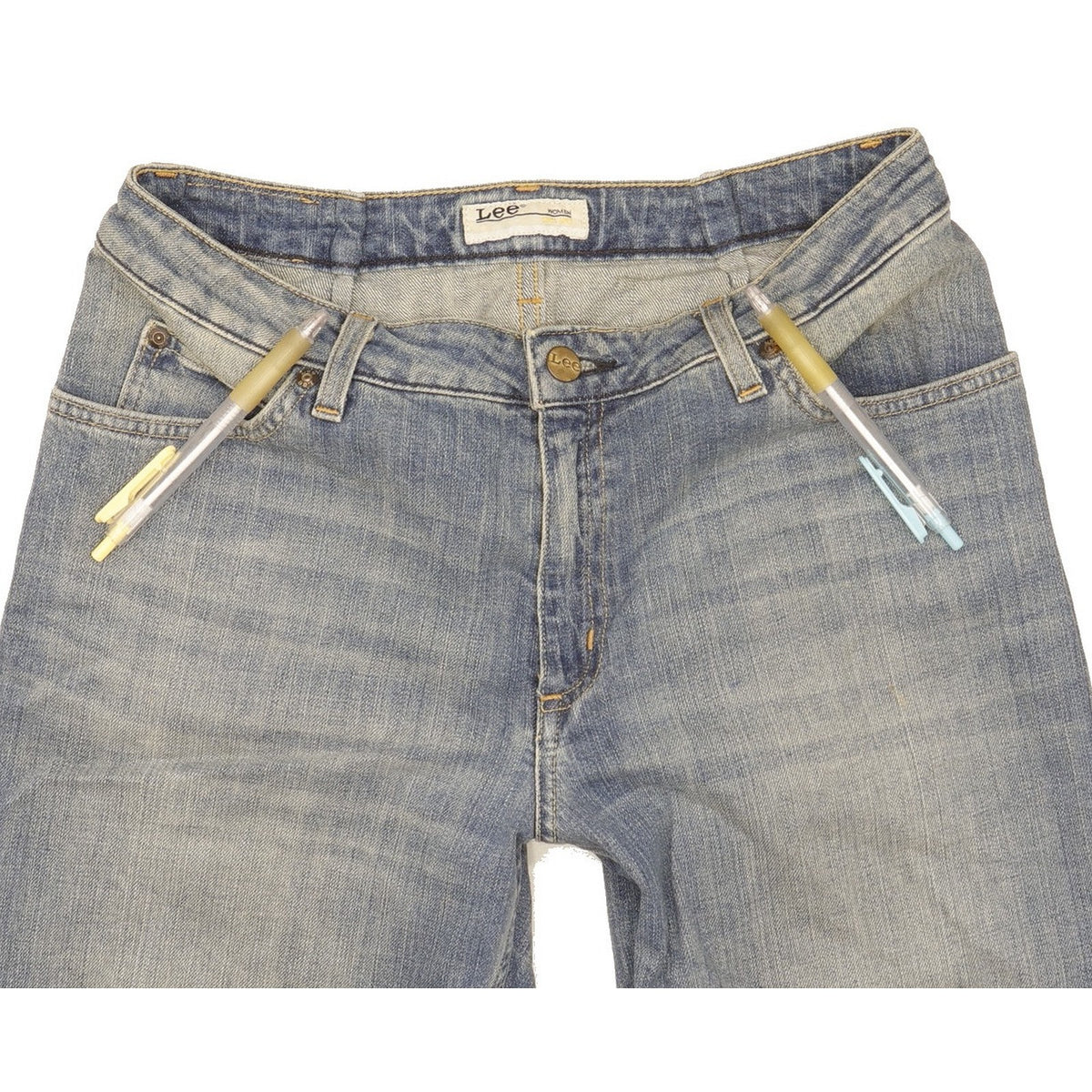 Lee Cameron Women Blue Bootcut Regular Stretch Jeans W28 L30
