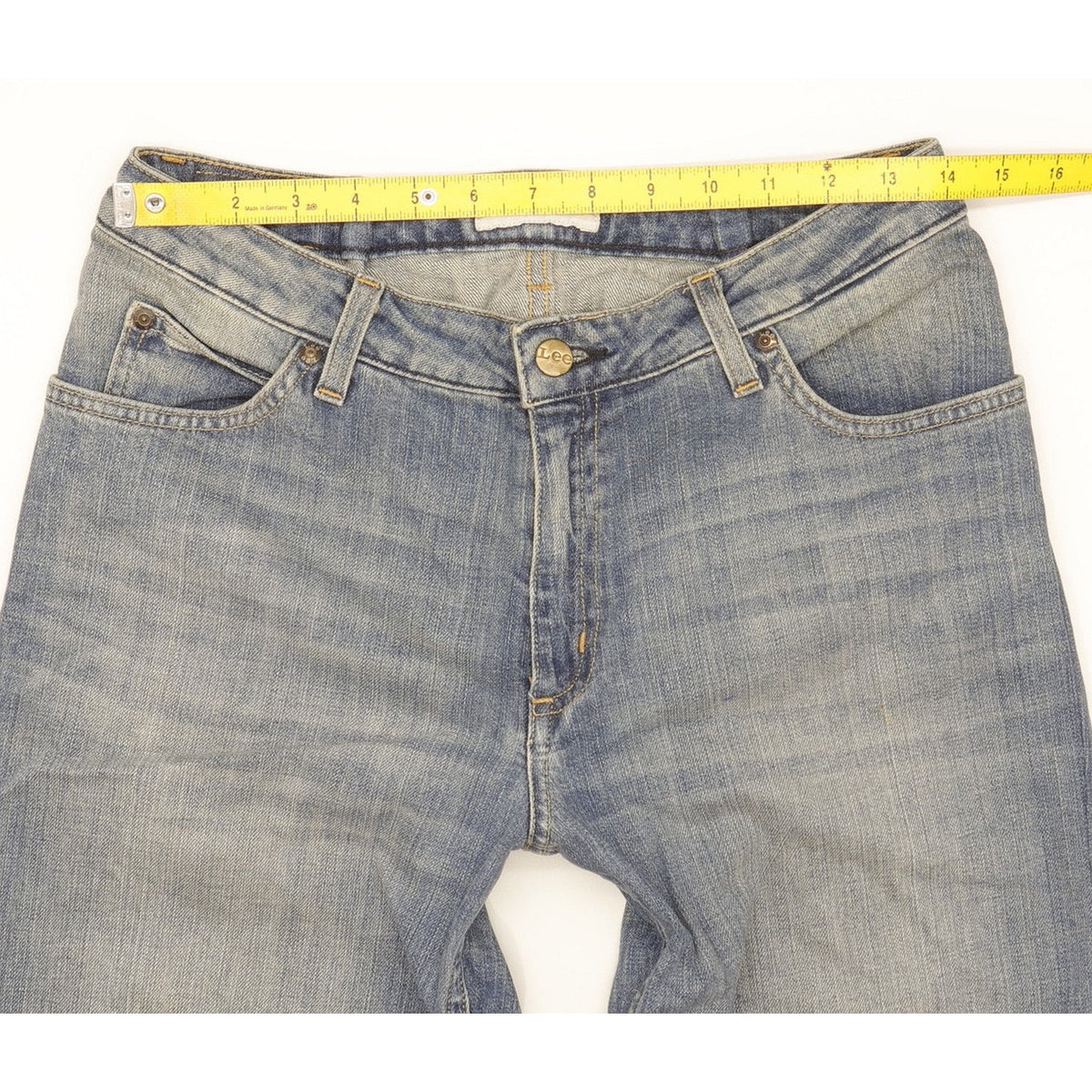 Lee Cameron Women Blue Bootcut Regular Stretch Jeans W28 L30