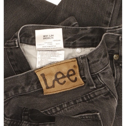 Lee Brooklyn Men Black Straight Regular Jeans W31 L32