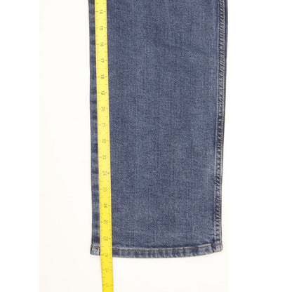 Wrangler Durable Quality Men Blue Straight Regular Stretch Jeans W36 L29