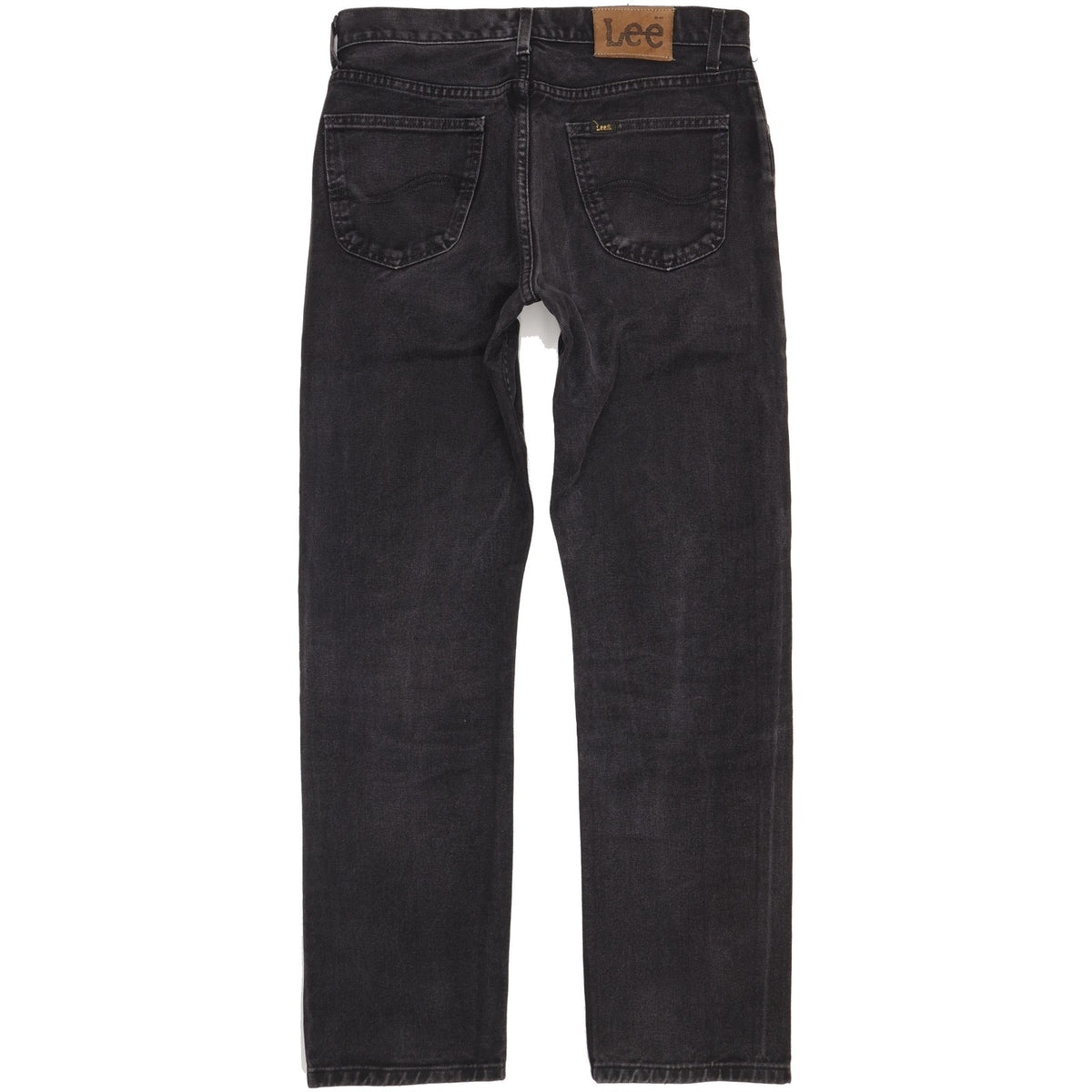 Lee Men Black Straight Regular Jeans W34 L33