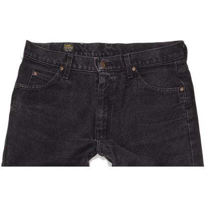 Lee Men Black Straight Regular Jeans W34 L33