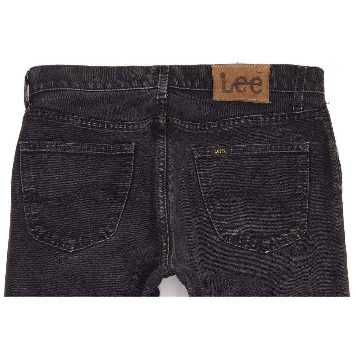 Lee Men Black Straight Regular Jeans W34 L33