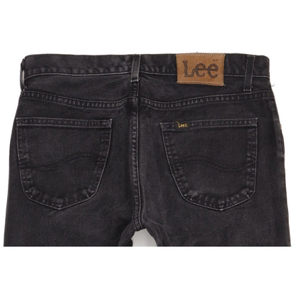 Lee Men Black Straight Regular Jeans W34 L33