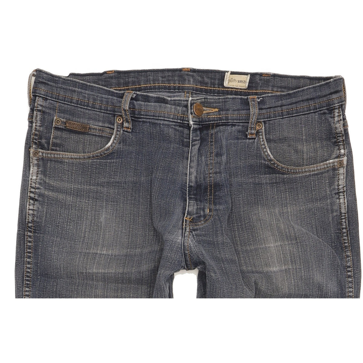 Wrangler Arizona Men Blue Straight Regular Stretch Jeans W36 L29