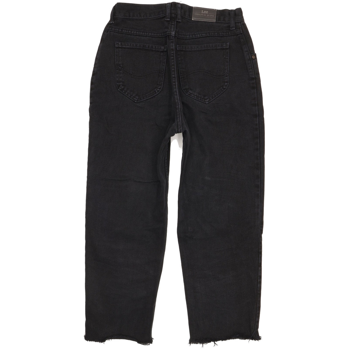 Lee Black Straight Slim Jeans High Waisted W28 L24