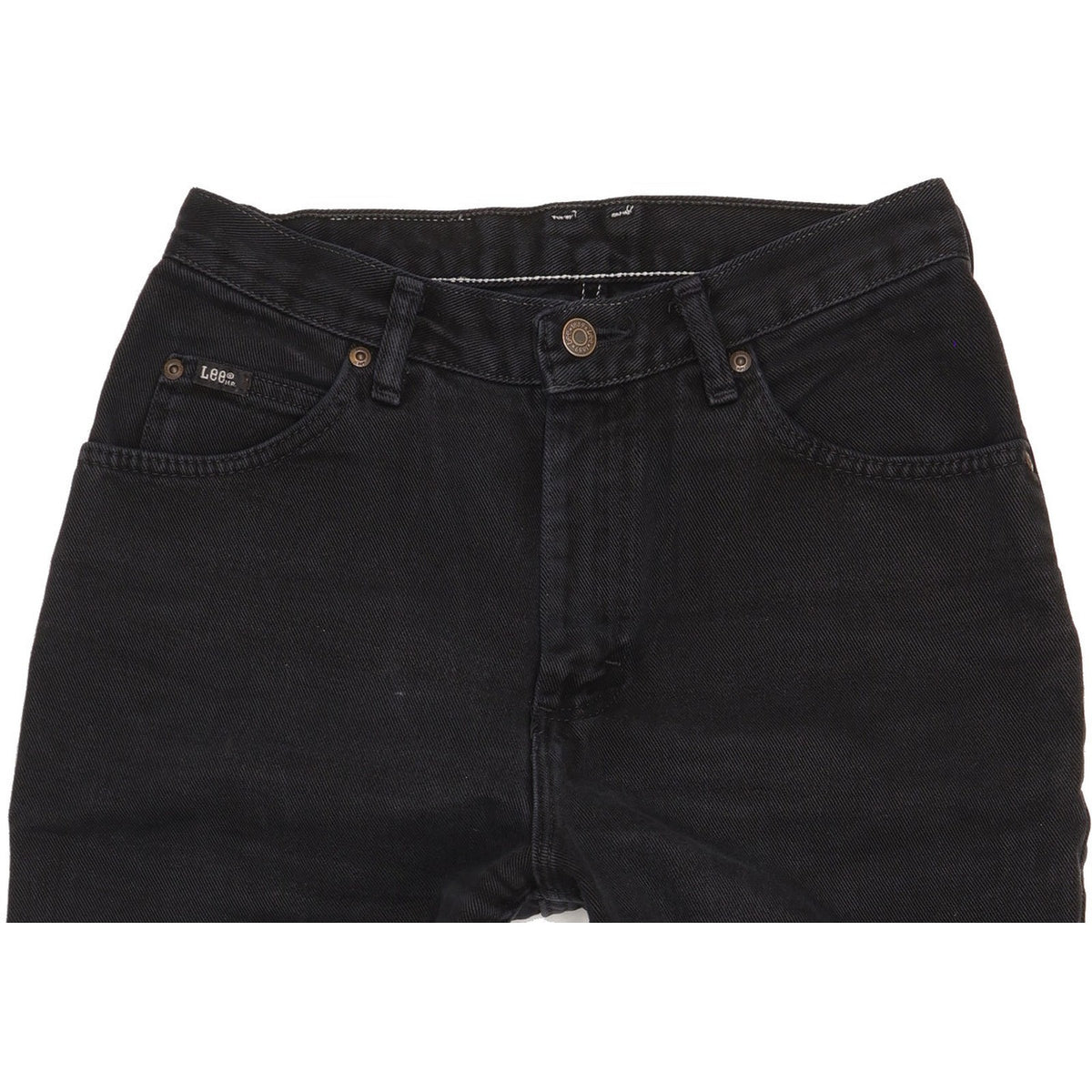 Lee Black Straight Slim Jeans High Waisted W28 L24