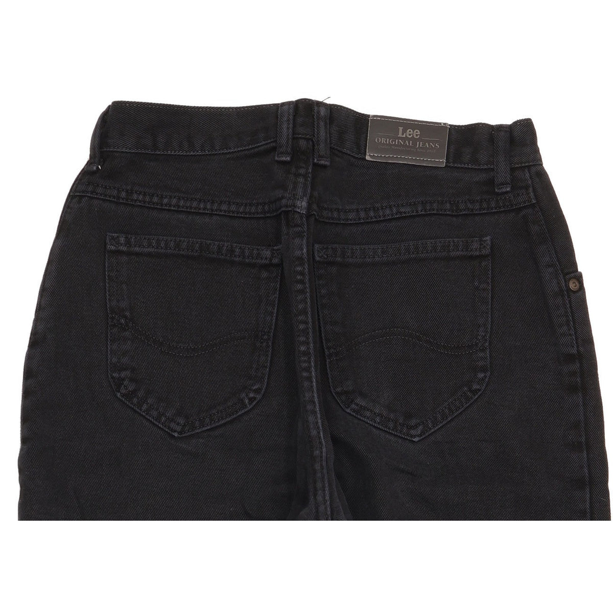 Lee Black Straight Slim Jeans High Waisted W28 L24