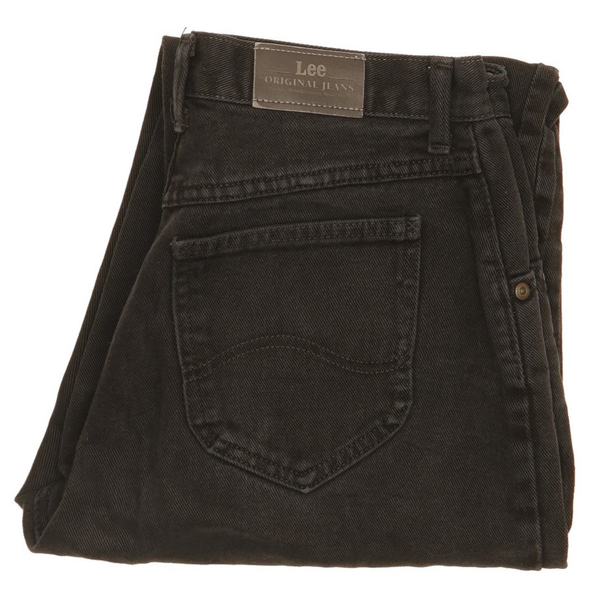 Lee Black Straight Slim Jeans High Waisted W28 L24