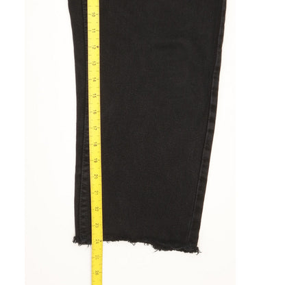 Lee Black Straight Slim Jeans High Waisted W28 L24