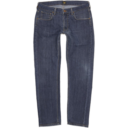 Lee Daren Men Blue Straight Slim Stretch Jeans W32 L30