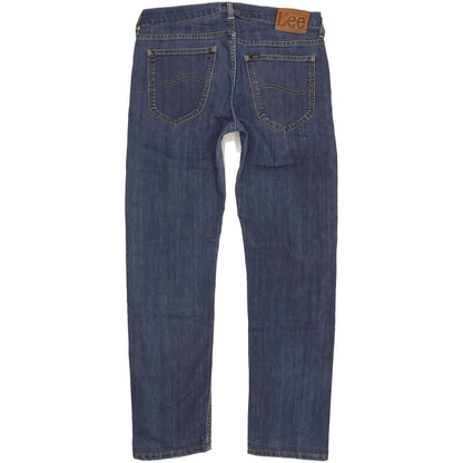 Lee Daren Men Blue Straight Slim Stretch Jeans W32 L30