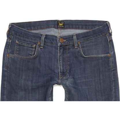 Lee Daren Men Blue Straight Slim Stretch Jeans W32 L30