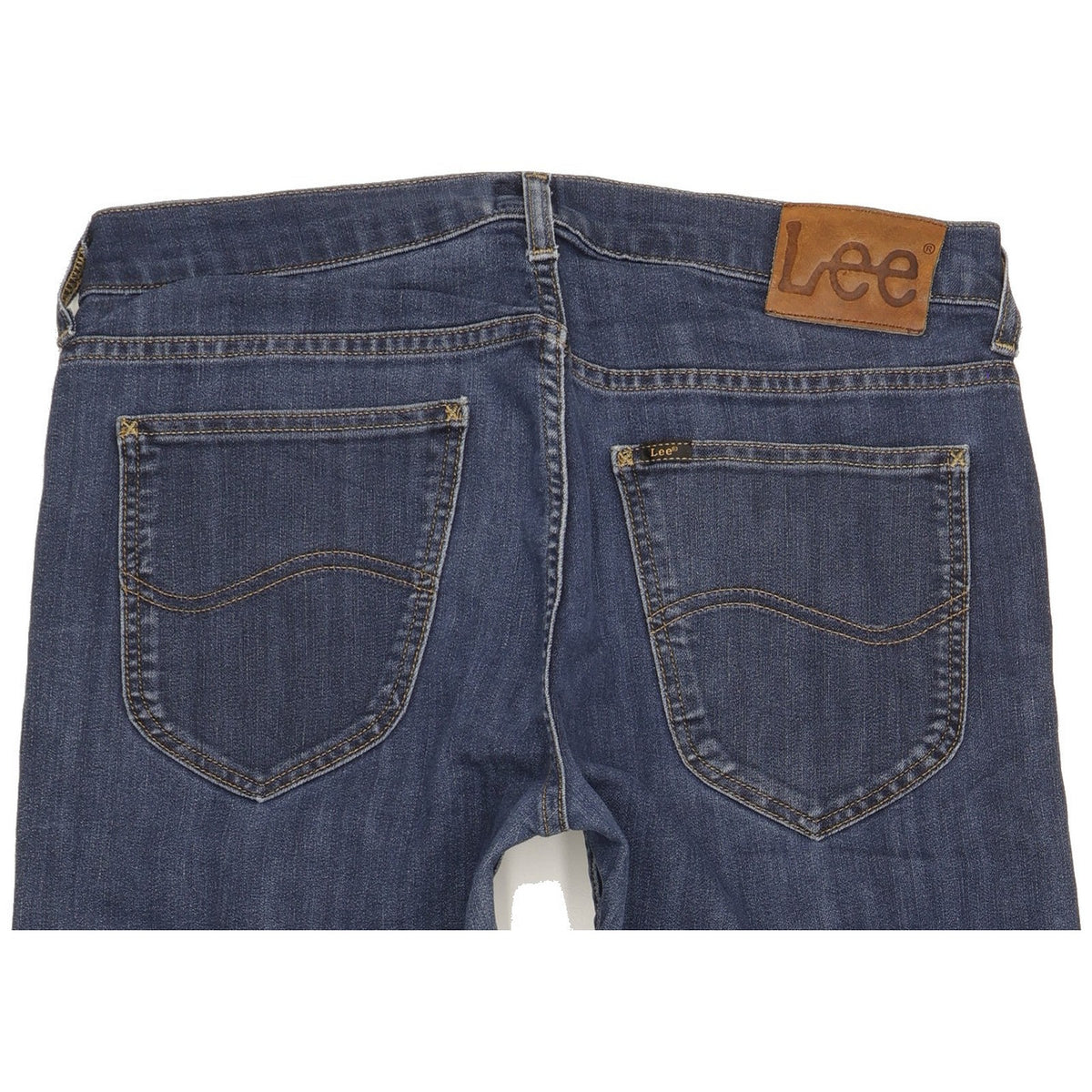 Lee Daren Men Blue Straight Slim Stretch Jeans W32 L30