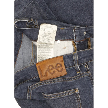 Lee Daren Men Blue Straight Slim Stretch Jeans W32 L30
