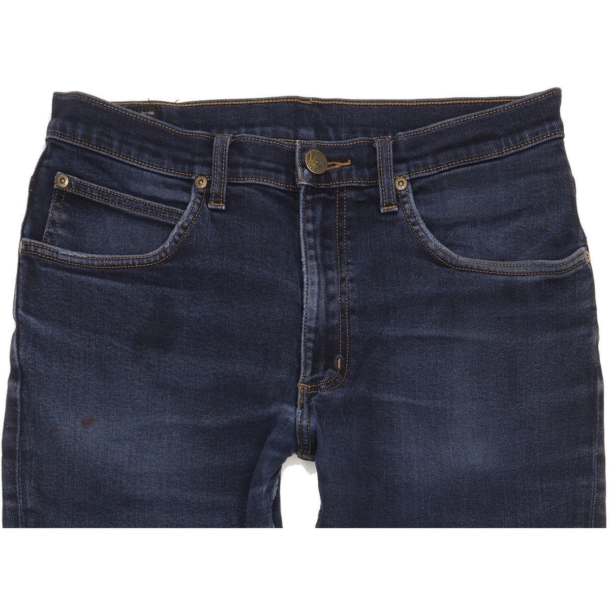 Lee Brooklyn Men Blue Straight Regular Stretch Jeans W32 L31