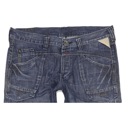 Replay Men Blue Straight Loose Jeans W34 L31