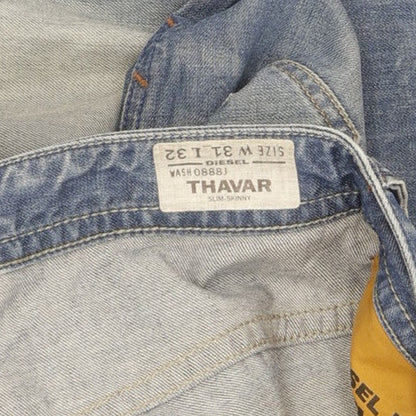 Diesel Thavar Men Blue Skinny Slim Jeans W31 L31