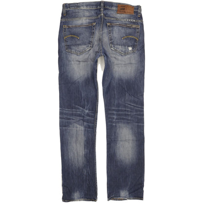 G-Star 3301 Men Blue Straight Regular Jeans W34 L34