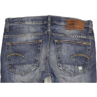 G-Star 3301 Men Blue Straight Regular Jeans W34 L34
