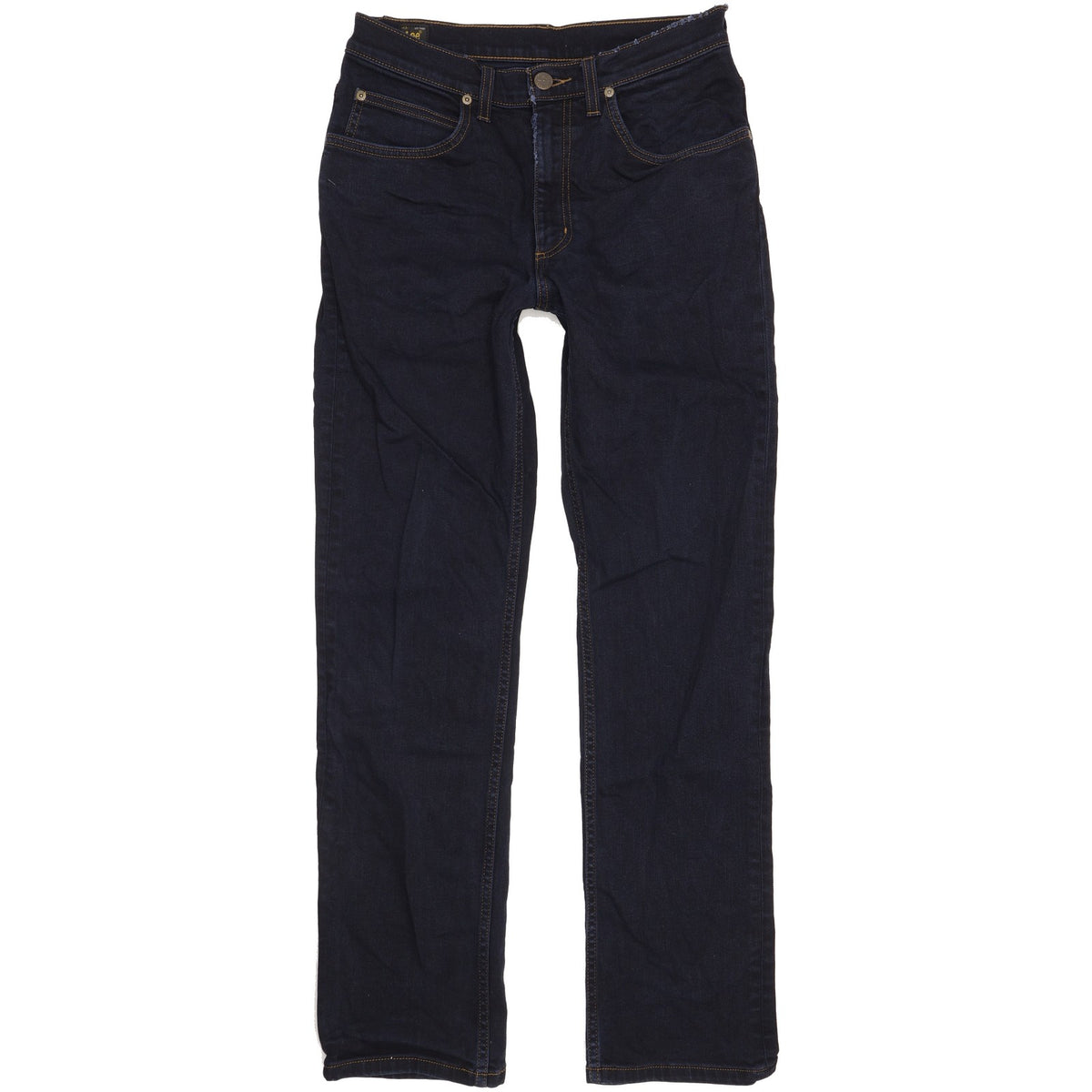 Lee Brooklyn Men Navy Straight Regular Stretch Jeans W31 L32