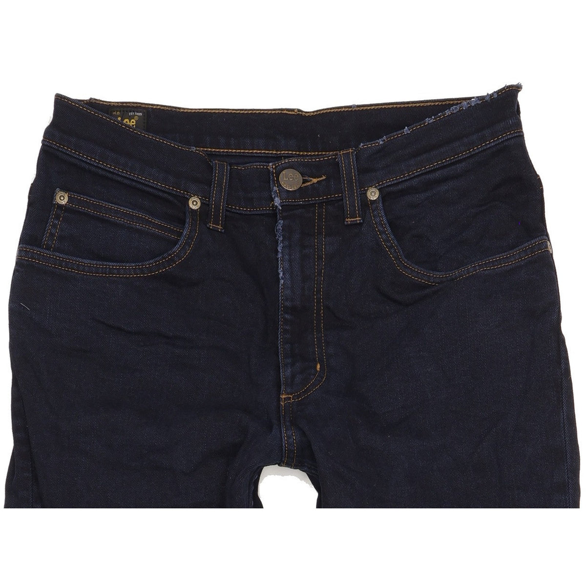 Lee Brooklyn Men Navy Straight Regular Stretch Jeans W31 L32