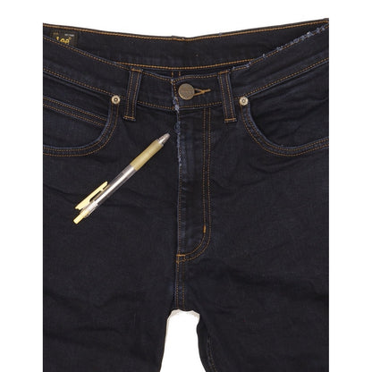 Lee Brooklyn Men Navy Straight Regular Stretch Jeans W31 L32
