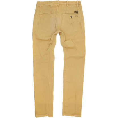 G-Star Bronson Women Beige Tapered Loose Chino Stretch Jeans W29 L34