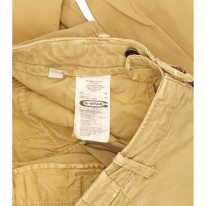 G-Star Bronson Women Beige Tapered Loose Chino Stretch Jeans W29 L34