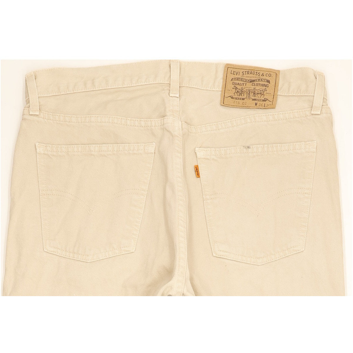 Levi's 615 Men Beige Straight Regular Jeans W36 L29