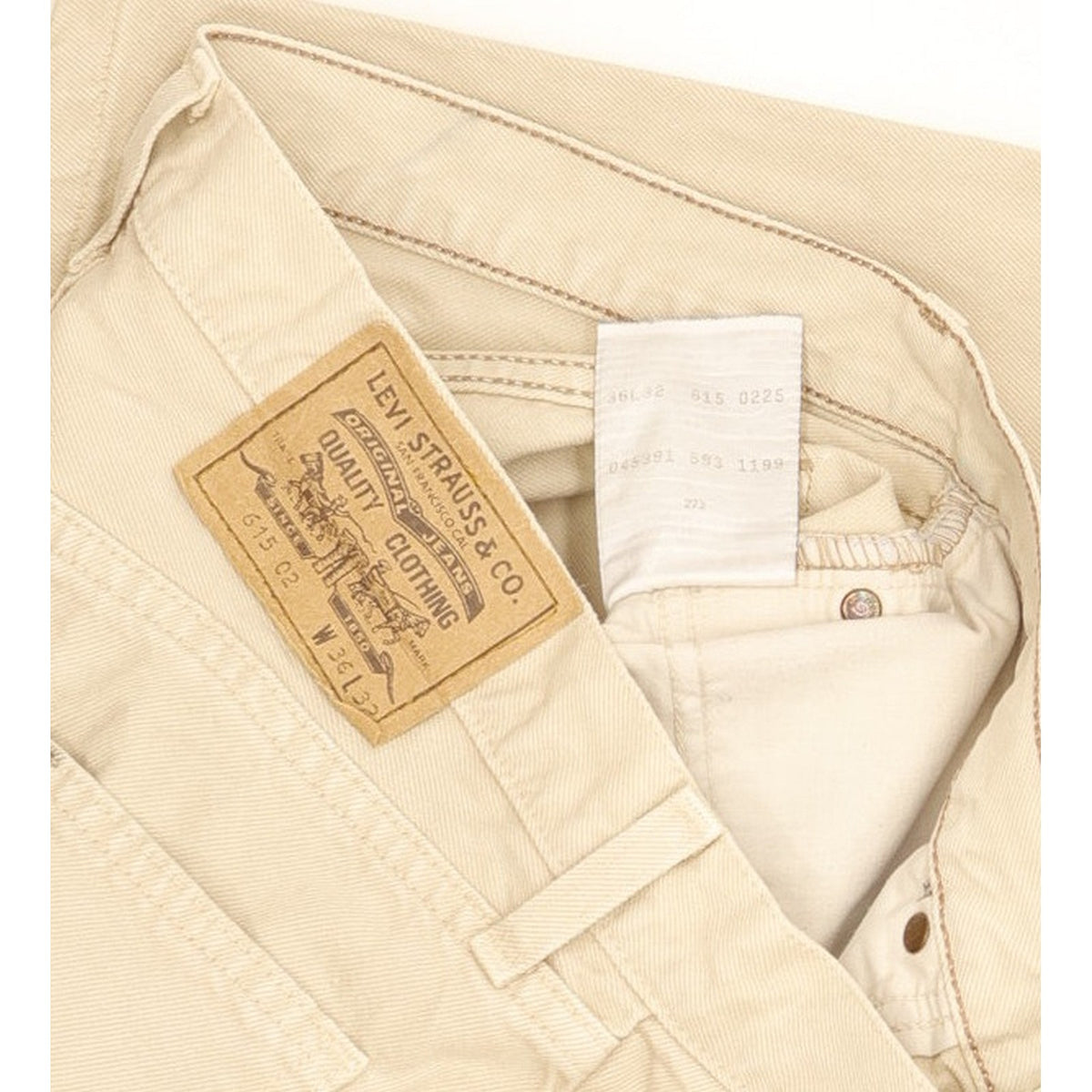 Levi's 615 Men Beige Straight Regular Jeans W36 L29