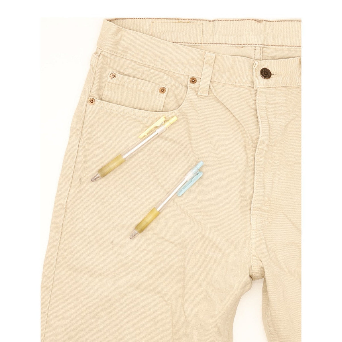 Levi's 615 Men Beige Straight Regular Jeans W36 L29