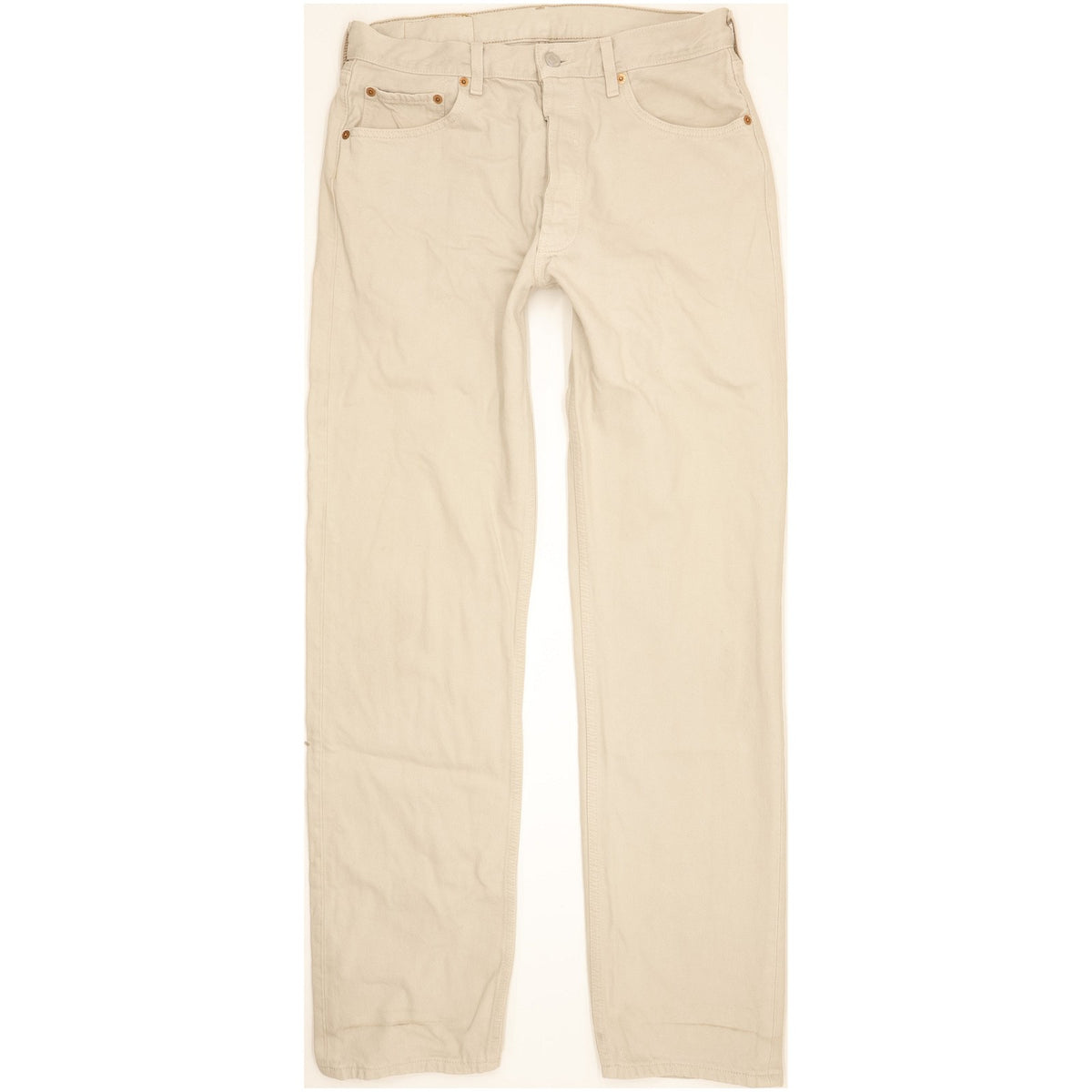 Levi's 501 Men Beige Straight Regular Jeans W33 L33