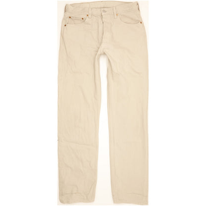 Levi's 501 Men Beige Straight Regular Jeans W33 L33